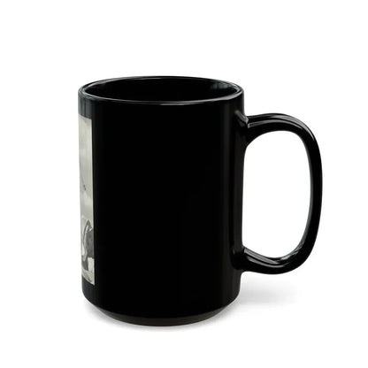Rhonda Fleming #196 (Vintage Female Icon) Black Coffee Mug - Go Mug Yourself