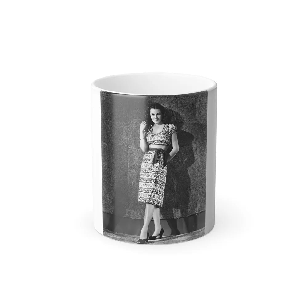 Rhonda Fleming #96 (Vintage Female Icons) Color Changing Mug 11oz-11oz-Go Mug Yourself