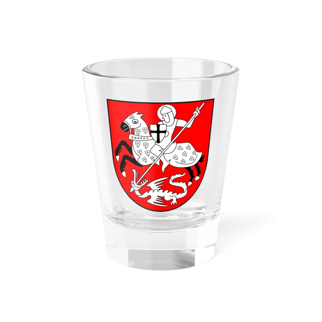 Rhäzüns Kreis wappen (Switzerland) (Coat of Arms) Shot Glass 1.5oz 1.5oz - Go Mug Yourself