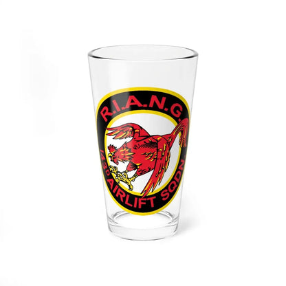 R.I.A.N.G. 143rd Airlift Sq (U.S. Air Force) Pint Glass 16oz 16oz - Go Mug Yourself