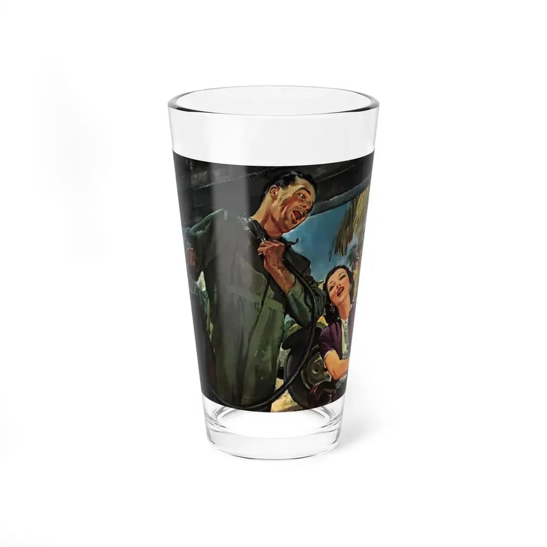Rich Girl, Poor Man, 1948, Collier's, May 29, 1948 (Magazine Illustration) Pint Glass 16oz 16oz - Go Mug Yourself