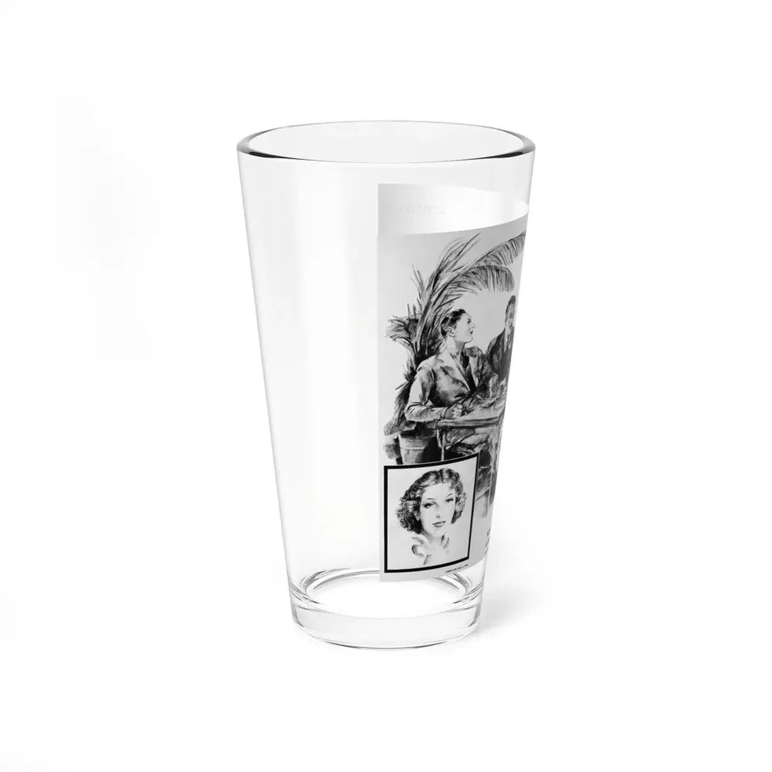 Rich Man's Son, Liberty magazine, April 4, 1936 (Magazine Illustration) Pint Glass 16oz - Go Mug Yourself