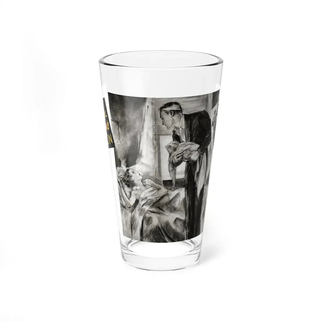 Rich Man's Son, Liberty magazine, May 23, 1936 (Magazine Illustration) Pint Glass 16oz 16oz - Go Mug Yourself