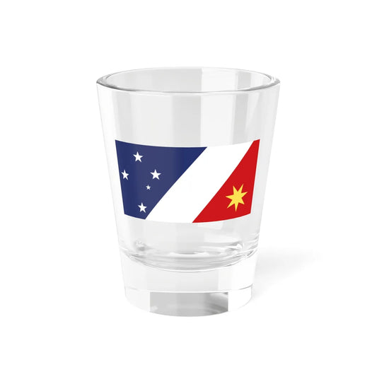 Richard Bates Proposal 1971 Australian Flag Proposal (Australia) Shot Glass 1.5oz 1.5oz - Go Mug Yourself