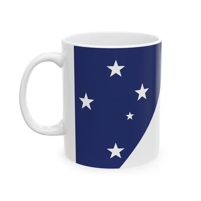 Richard Bates Proposal 1971 Australian Flag Proposal (Australia) White Coffee Mug-Go Mug Yourself
