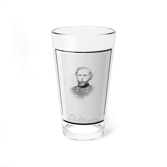 Richard W. Johnson, Union General, Bust Portrait, Facing Front (U.S. Civil War) Pint Glass 16oz 16oz - Go Mug Yourself