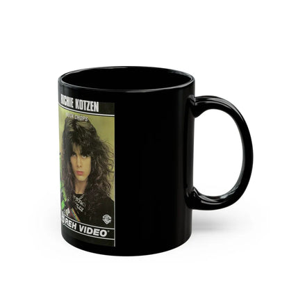 RICHIE KOTZEN ROCK CHOPS (VHS COVER) - Black Coffee Mug-Go Mug Yourself