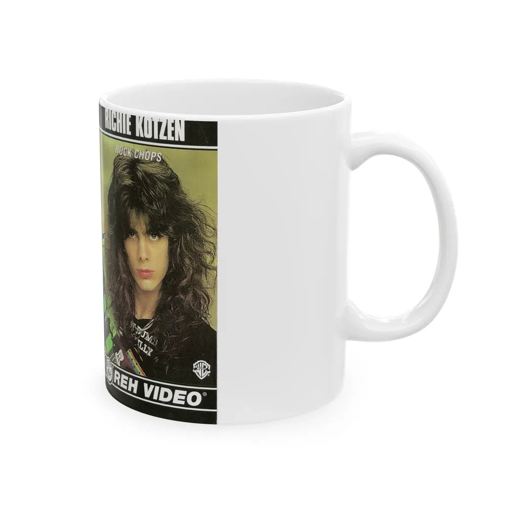 RICHIE KOTZEN ROCK CHOPS (VHS COVER) - White Coffee Mug-Go Mug Yourself