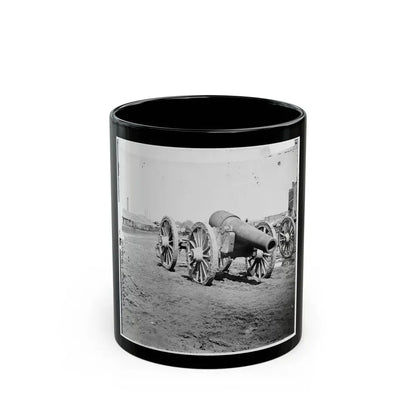 Richmond, Va. Captured Siege Guns At Rocketts 001 (U.S. Civil War) Black Coffee Mug 11oz - Go Mug Yourself