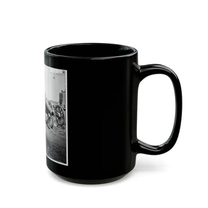 Richmond, Va. Captured Siege Guns At Rocketts 001 (U.S. Civil War) Black Coffee Mug - Go Mug Yourself