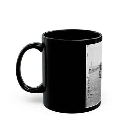 Richmond, Va. Captured Siege Guns At Rocketts 001 (U.S. Civil War) Black Coffee Mug - Go Mug Yourself