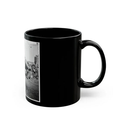 Richmond, Va. Captured Siege Guns At Rocketts 001 (U.S. Civil War) Black Coffee Mug - Go Mug Yourself
