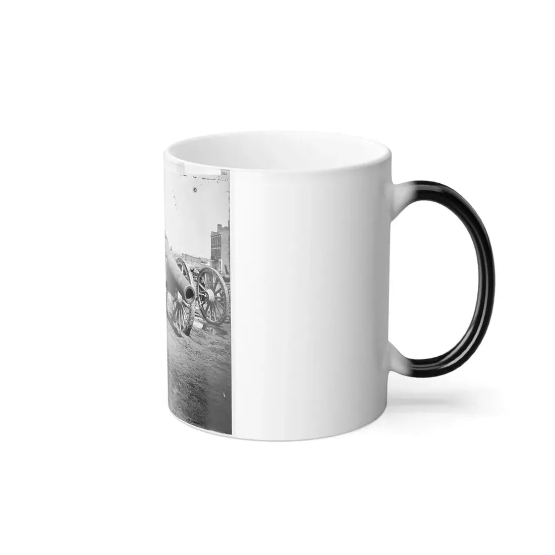 Richmond, Va. Captured Siege Guns at Rocketts 001 (U.S. Civil War) Color Changing Coffee Mug 11oz - Go Mug Yourself