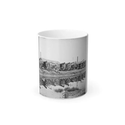 Richmond, Va. Captured Siege Guns at Rocketts; Different View 001 (U.S. Civil War) Color Changing Coffee Mug 11oz Default Title 11oz - Go Mug Yourself