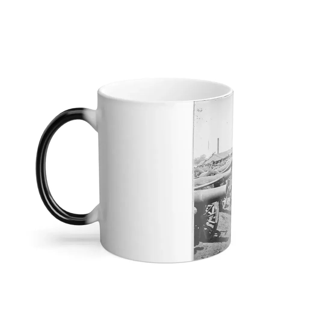 Richmond, Va. Captured Siege Guns at Rocketts; Different View (U.S. Civil War) Color Changing Coffee Mug 11oz - Go Mug Yourself