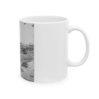 Richmond, Va. Captured Siege Guns At Rocketts; Different View (U.S. Civil War) White Coffee Mug - Go Mug Yourself