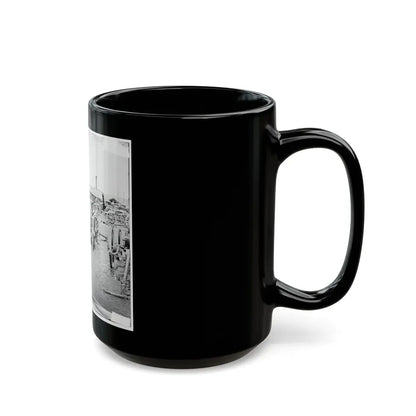Richmond, Va. Captured Siege Guns At Rocketts (U.S. Civil War) Black Coffee Mug - Go Mug Yourself