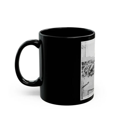Richmond, Va. Captured Siege Guns At Rocketts (U.S. Civil War) Black Coffee Mug - Go Mug Yourself