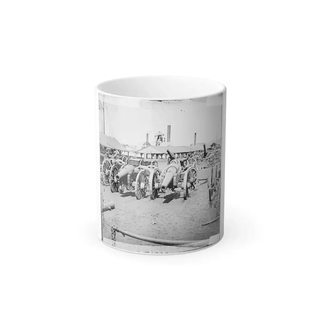 Richmond, Va. Captured Siege Guns at Rocketts (U.S. Civil War) Color Changing Coffee Mug 11oz Default Title 11oz - Go Mug Yourself