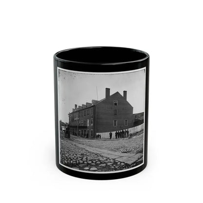 Richmond, Va. Castle Thunder, Cary Street (U.S. Civil War) Black Coffee Mug 11oz - Go Mug Yourself