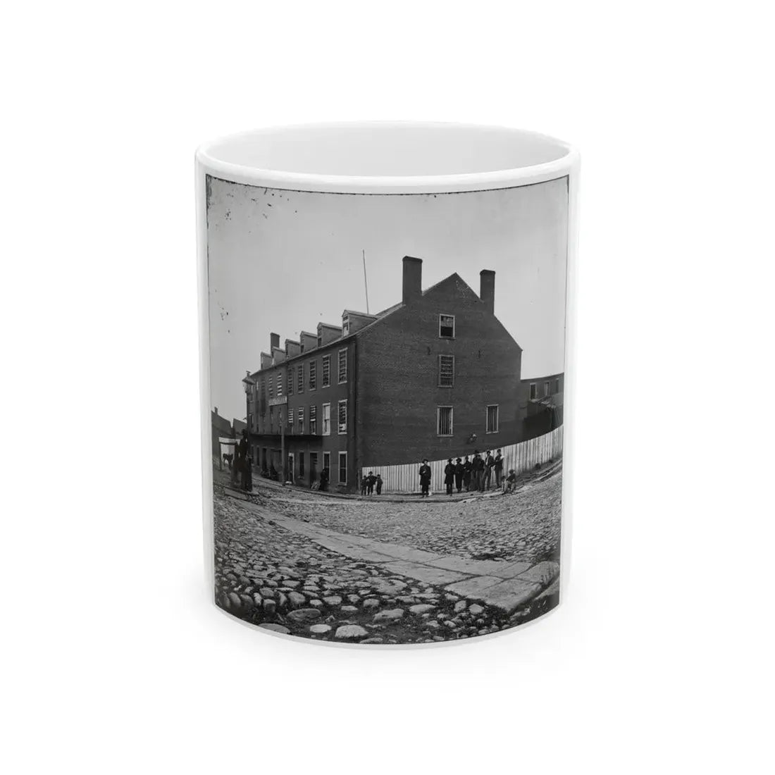 Richmond, Va. Castle Thunder, Cary Street (U.S. Civil War) White Coffee Mug 11oz - Go Mug Yourself