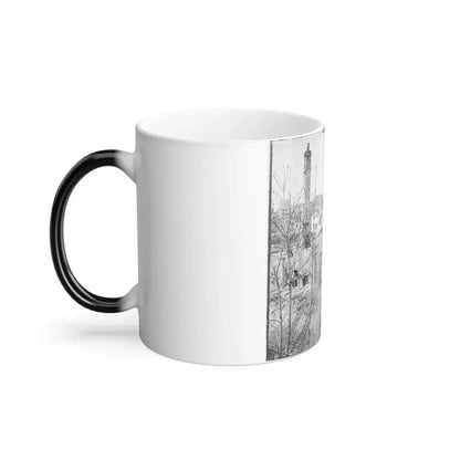 Richmond, Va. Chimneys Standing in the Burned District (U.S. Civil War) Color Changing Coffee Mug 11oz - Go Mug Yourself