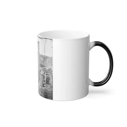 Richmond, Va. Chimneys Standing in the Burned District (U.S. Civil War) Color Changing Coffee Mug 11oz - Go Mug Yourself