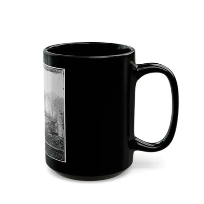 Richmond, Va. Custom House (Left) And Capitol (Center); Rubble In Street (U.S. Civil War) Black Coffee Mug - Go Mug Yourself