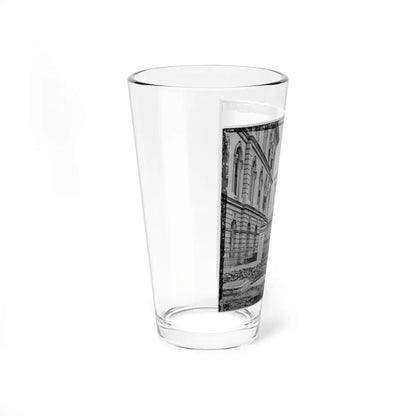 Richmond, Va. Custom House (Left) And Capitol (Center); Rubble In Street (U.S. Civil War) Pint Glass 16oz - Go Mug Yourself