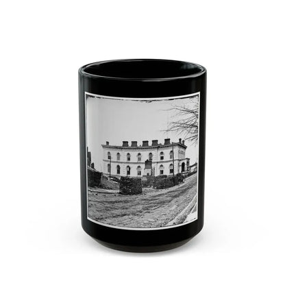 Richmond, Va. Custom House, Standing Among The Ruins (U.S. Civil War) Black Coffee Mug 15oz - Go Mug Yourself