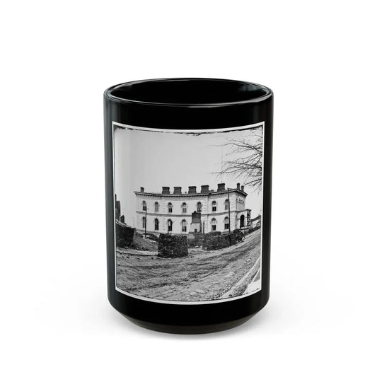 Richmond, Va. Custom House, Standing Among The Ruins (U.S. Civil War) Black Coffee Mug 15oz - Go Mug Yourself