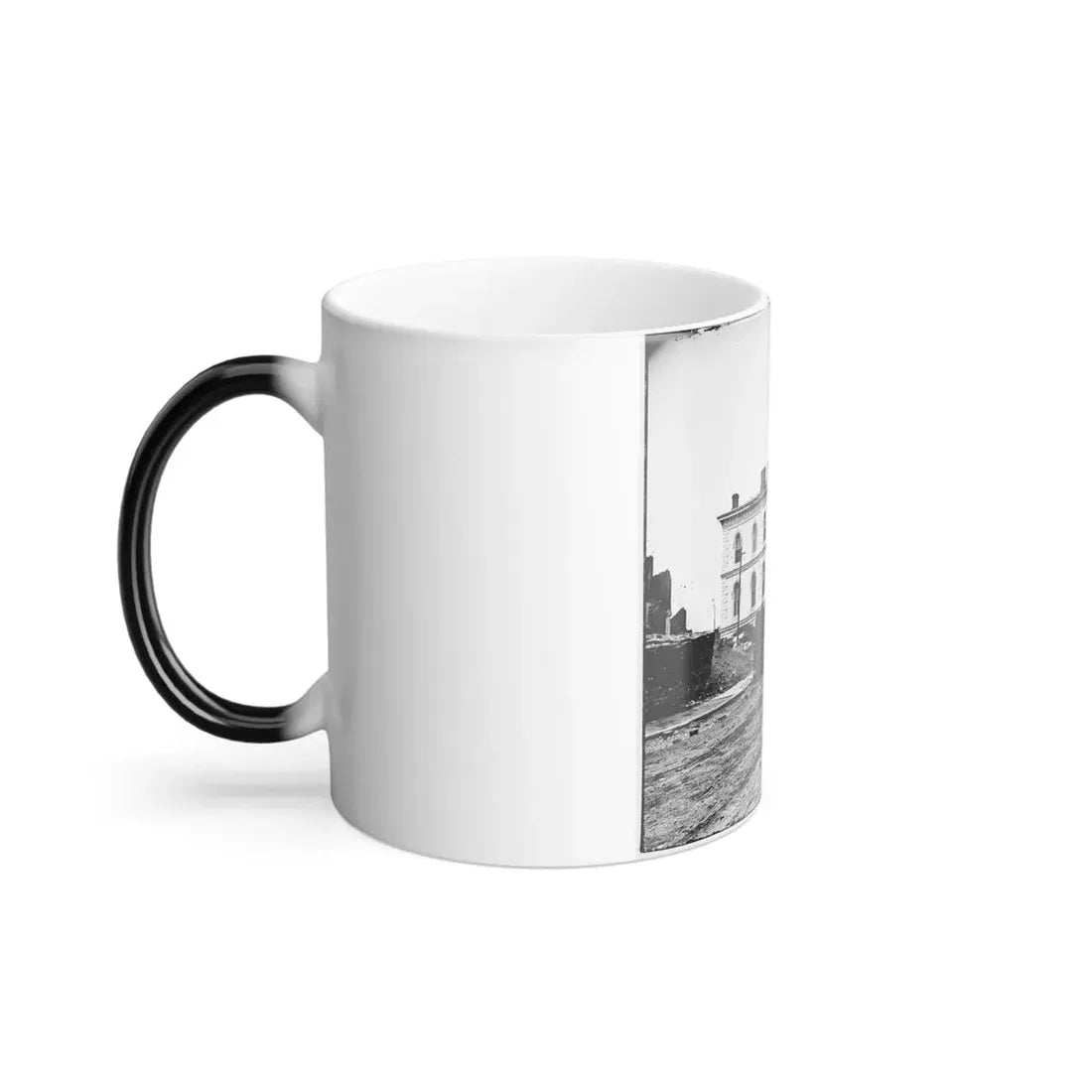 Richmond, Va. Custom House, Standing Among the Ruins (U.S. Civil War) Color Changing Coffee Mug 11oz - Go Mug Yourself