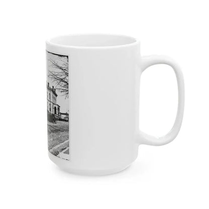 Richmond, Va. Custom House, Standing Among The Ruins (U.S. Civil War) White Coffee Mug - Go Mug Yourself