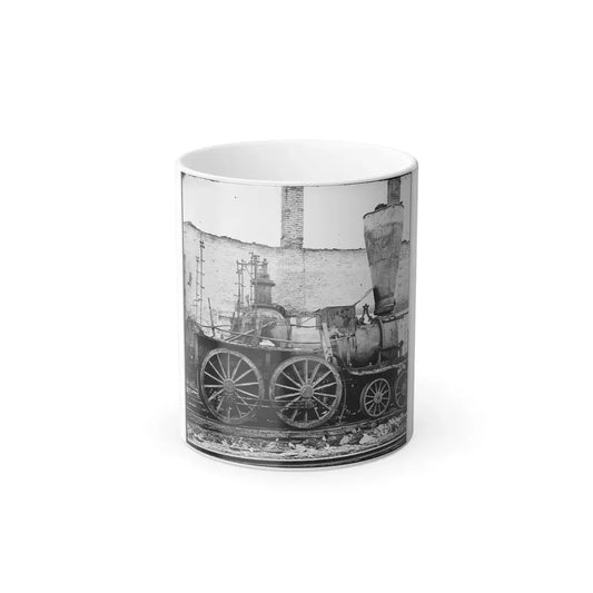 Richmond, Va. Damaged Locomotives (U.S. Civil War) Color Changing Coffee Mug 11oz Default Title 11oz - Go Mug Yourself