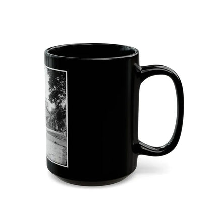 Richmond, Va. Franklin Street, Including The Residence Of Gen. Robert E. Lee (Second From Left) (U.S. Civil War) Black Coffee Mug - Go Mug Yourself