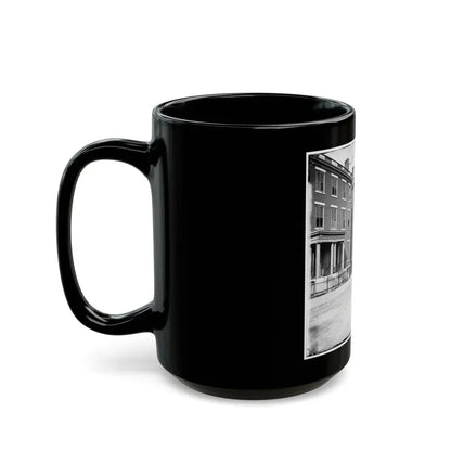 Richmond, Va. Franklin Street, Including The Residence Of Gen. Robert E. Lee (Second From Left) (U.S. Civil War) Black Coffee Mug - Go Mug Yourself