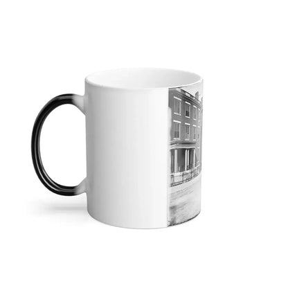 Richmond, Va. Franklin Street, Including the Residence of Gen. Robert E. Lee (Second From Left) (U.S. Civil War) Color Changing Coffee Mug 11oz - Go Mug Yourself