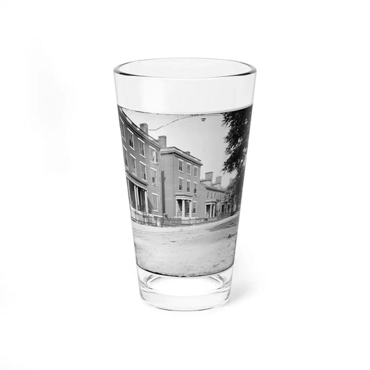 Richmond, Va. Franklin Street, Including The Residence Of Gen. Robert E. Lee (Second From Left) (U.S. Civil War) Pint Glass 16oz 16oz - Go Mug Yourself