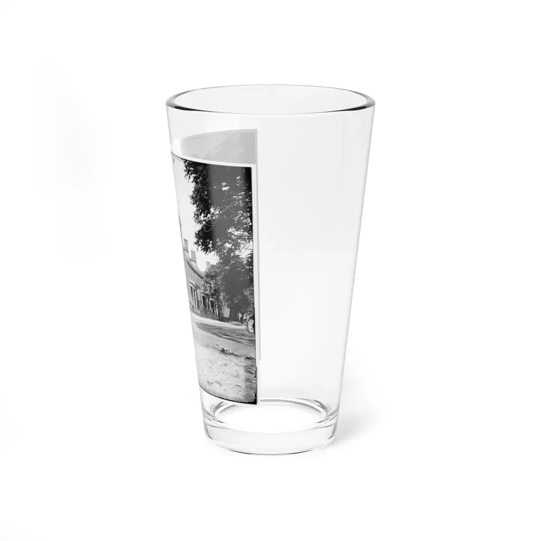 Richmond, Va. Franklin Street, Including The Residence Of Gen. Robert E. Lee (Second From Left) (U.S. Civil War) Pint Glass 16oz - Go Mug Yourself