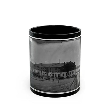 Richmond, Va. Front And Side View Of Libby Prison (U.S. Civil War) Black Coffee Mug 11oz - Go Mug Yourself