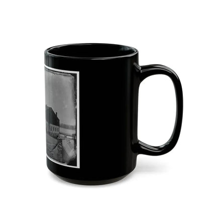 Richmond, Va. Front And Side View Of Libby Prison (U.S. Civil War) Black Coffee Mug - Go Mug Yourself