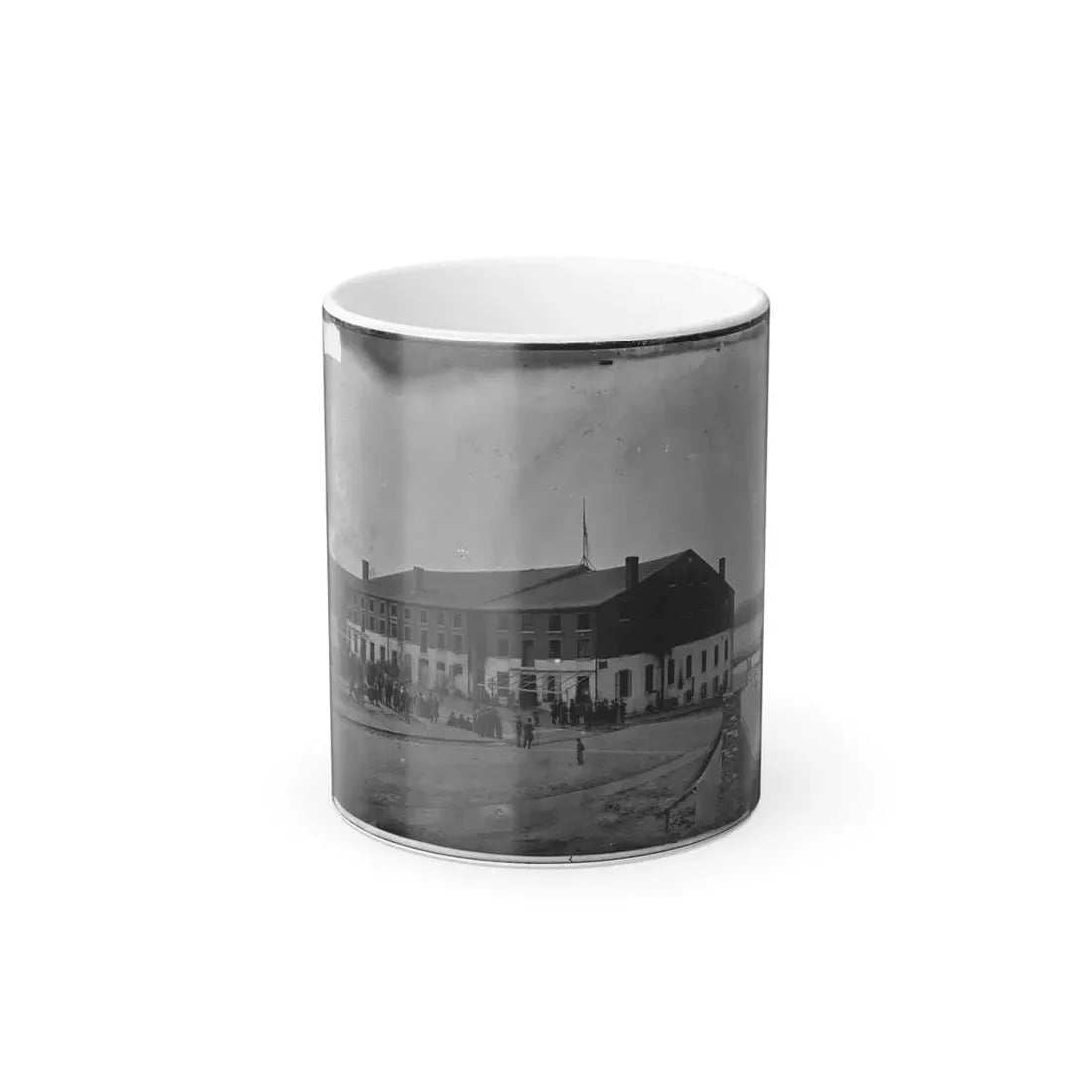 Richmond, Va. Front and Side View of Libby Prison (U.S. Civil War) Color Changing Coffee Mug 11oz Default Title 11oz - Go Mug Yourself