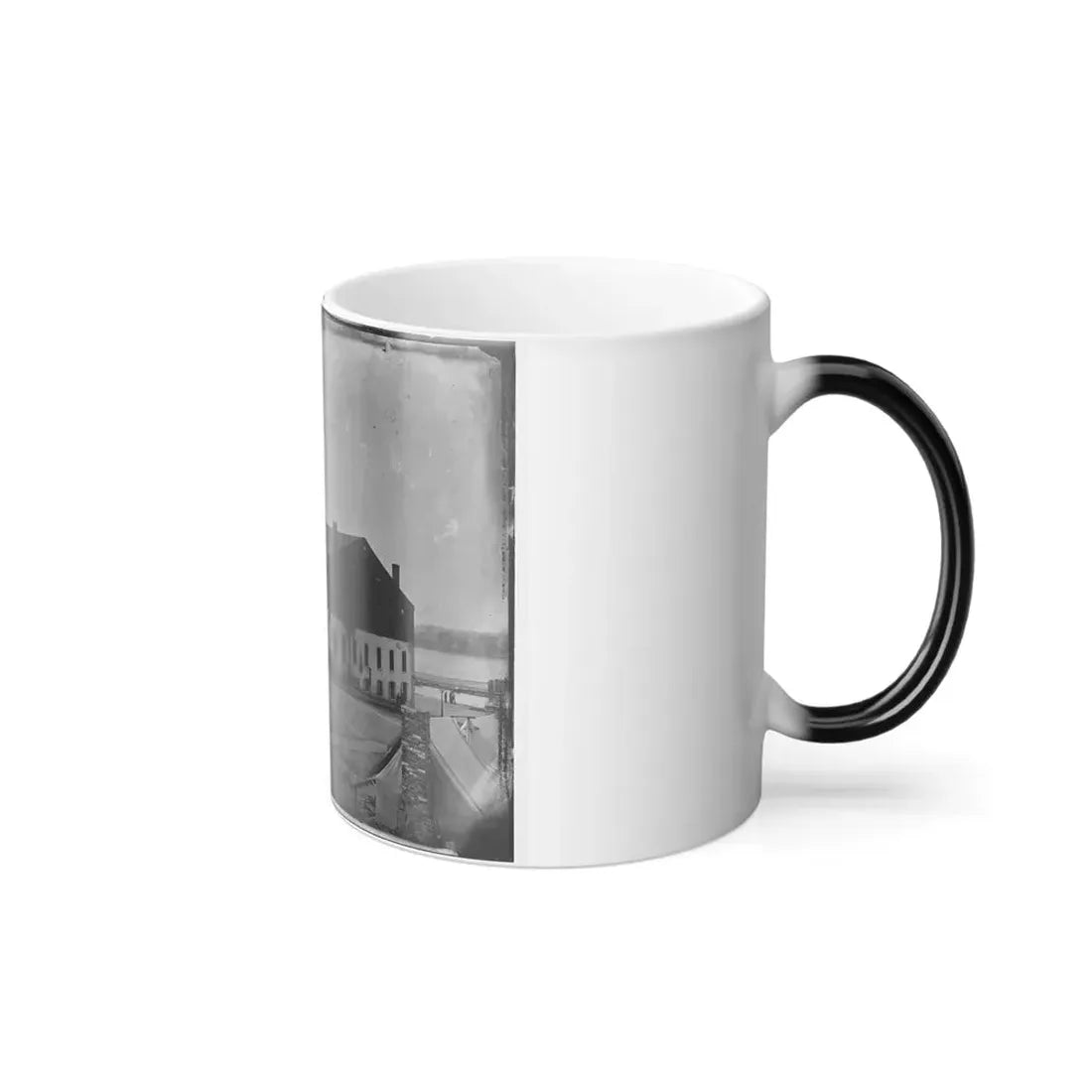 Richmond, Va. Front and Side View of Libby Prison (U.S. Civil War) Color Changing Coffee Mug 11oz - Go Mug Yourself