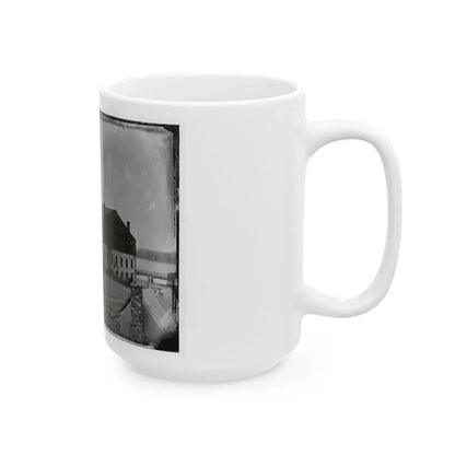 Richmond, Va. Front And Side View Of Libby Prison (U.S. Civil War) White Coffee Mug - Go Mug Yourself