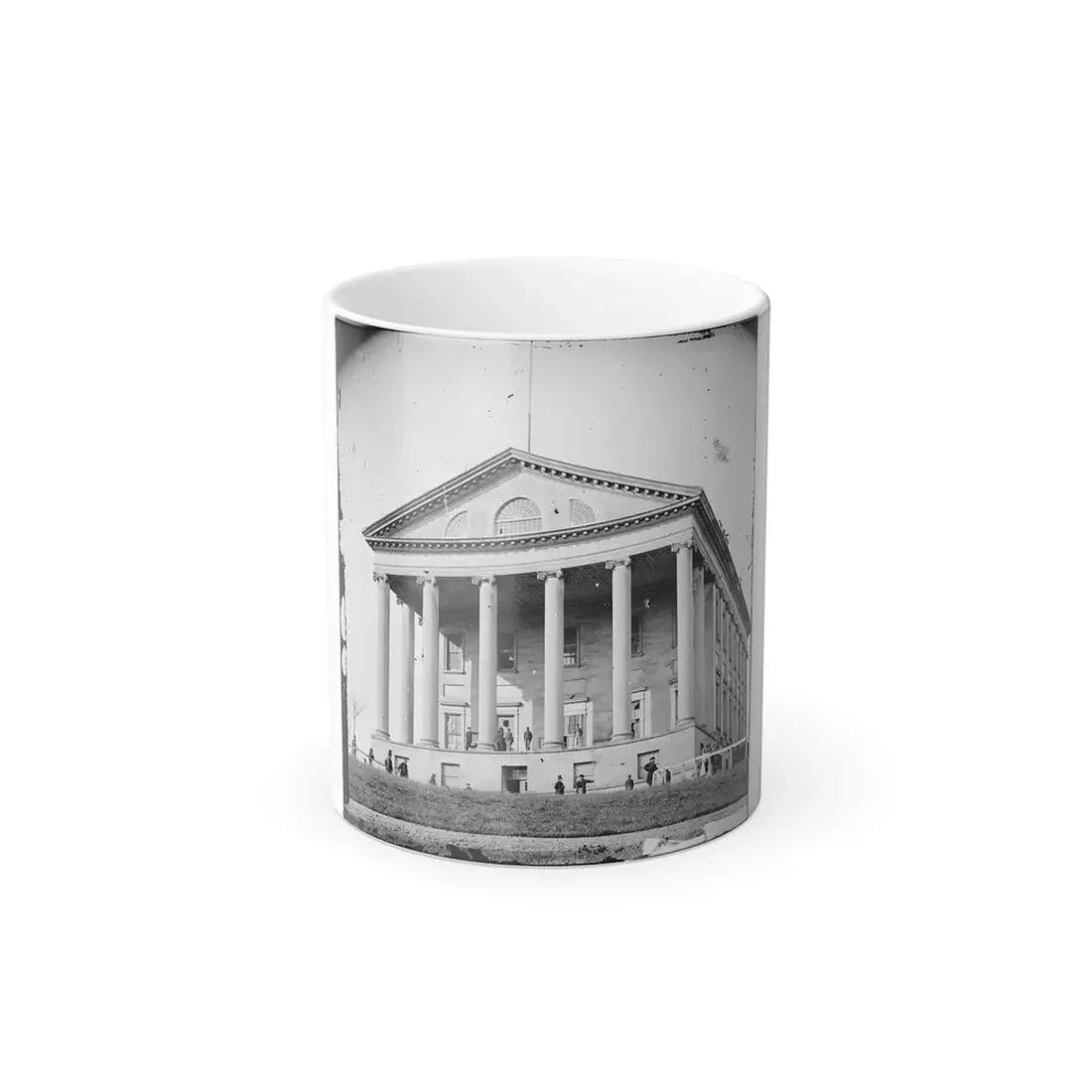 Richmond, Va. Front View of Capitol (U.S. Civil War) Color Changing Coffee Mug 11oz Default Title 11oz - Go Mug Yourself