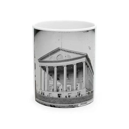 Richmond, Va. Front View Of Capitol (U.S. Civil War) White Coffee Mug 11oz - Go Mug Yourself