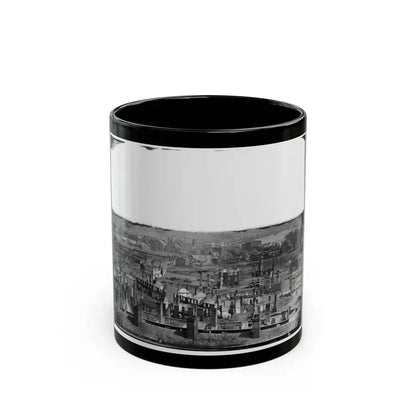 Richmond, Va. General View Of The Burned District (U.S. Civil War) Black Coffee Mug 11oz - Go Mug Yourself