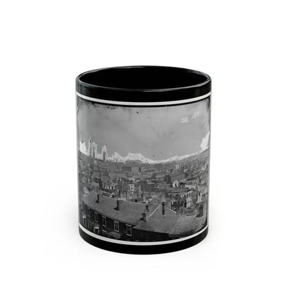 Richmond, Va. General View, With Ruins, From Gambles Hill (U.S. Civil War) Black Coffee Mug 11oz - Go Mug Yourself