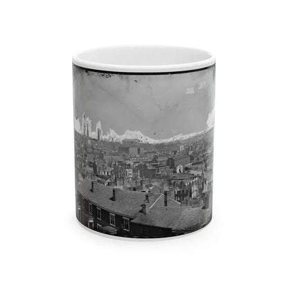 Richmond, Va. General View, With Ruins, From Gambles Hill (U.S. Civil War) White Coffee Mug 11oz - Go Mug Yourself