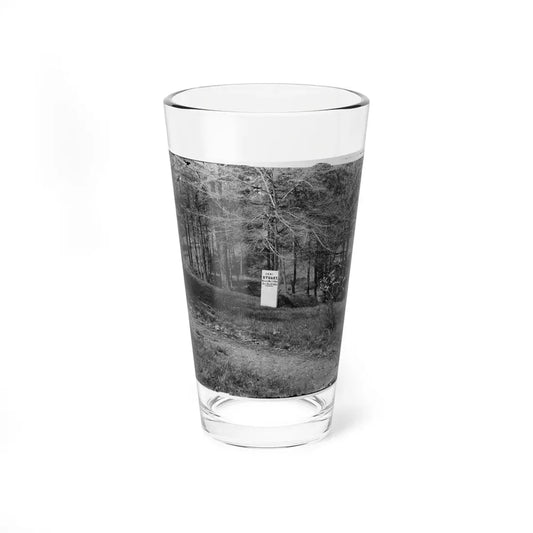 Richmond, Va. Grave Of Gen. J. E. B. Stuart In Hollywood Cemetery, With Temporary Marker (U.S. Civil War) Pint Glass 16oz 16oz - Go Mug Yourself